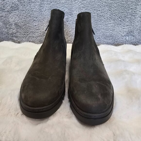 Vionic Uptown Sur Wedge Boot Bootie Women's Size 7.5 NEW Dark Olive Green - Picture 6 of 10